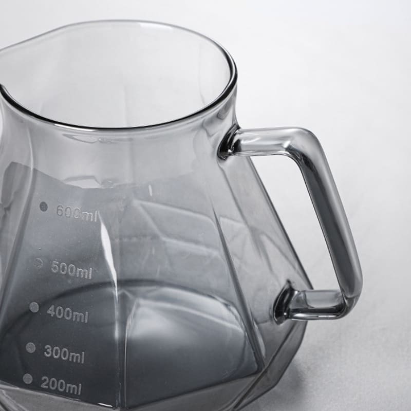 Bule de Café Vidro Borossilicato Coador de Café Hario V60 Polihousi 12