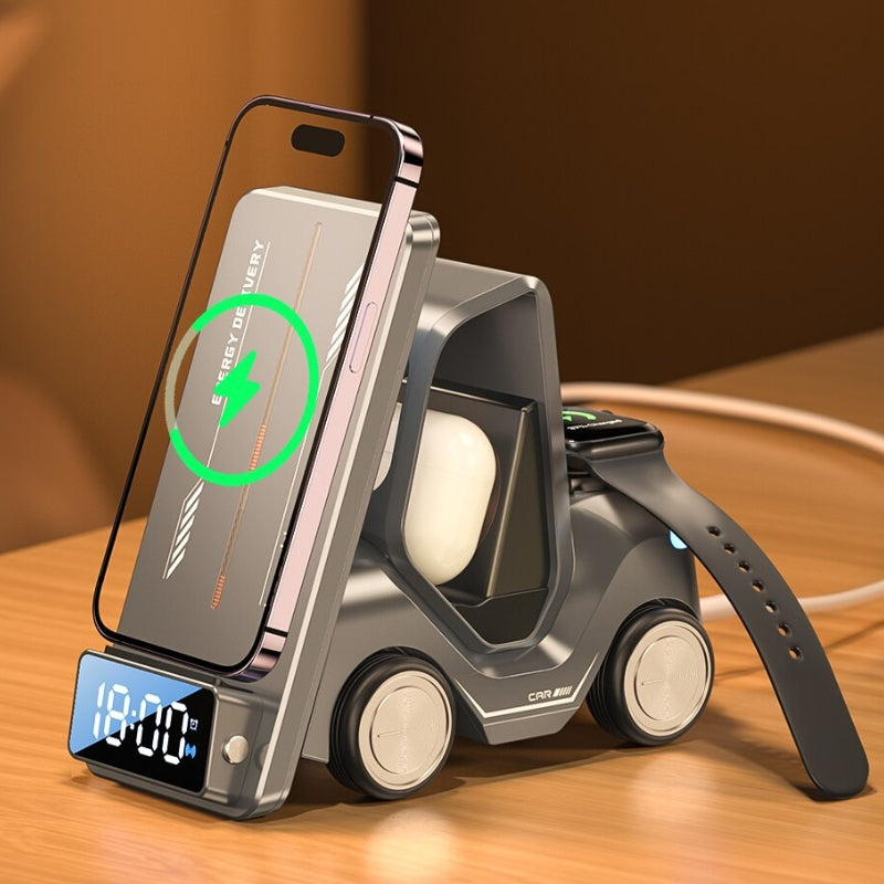 Carregador por Indução Carro Sem Fio Iphone/Samsung/Huawei Polihousi 1
