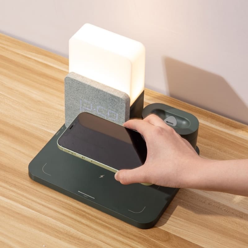 Carregador por Indução Luminária de Mesa e Despertador Polihousi 14