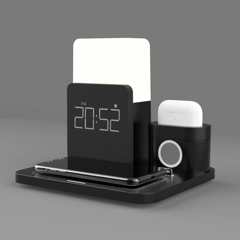 Carregador por Indução Luminária de Mesa e Despertador Polihousi 9