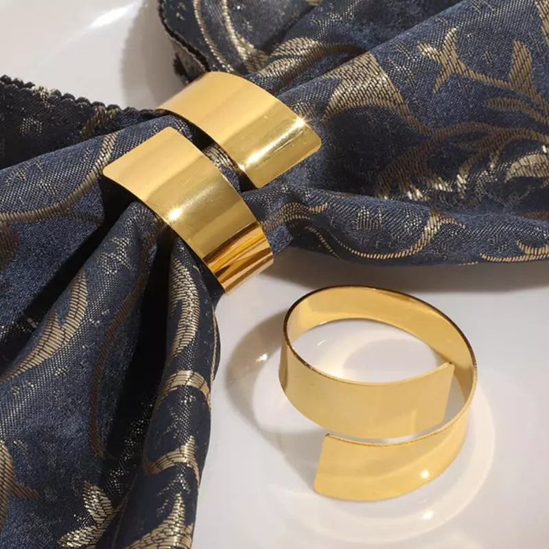Conjunto Anéis de Guardanapos de Tecido Espiral 6 peças Polihousi 16