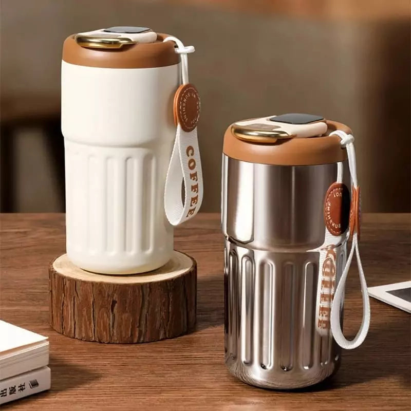 Copo Térmico 450ml Inteligente com Tampa Premium Polihousi 2