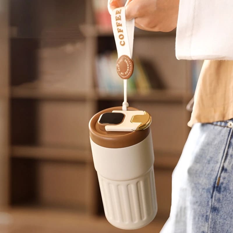 Copo Térmico 450ml Inteligente com Tampa Premium Polihousi 11