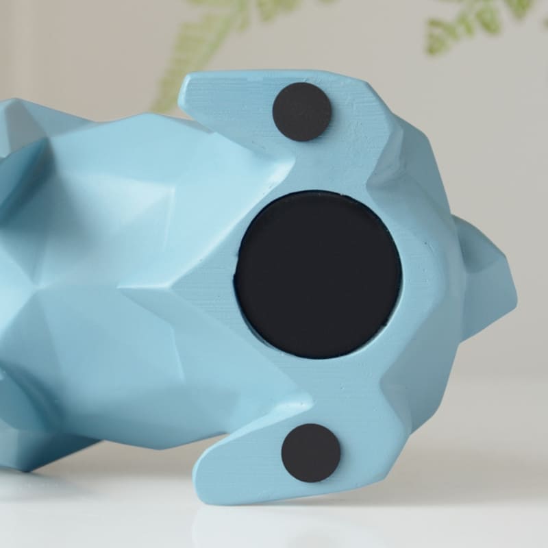 Decoração de Mesa Cofre de Resina Buldogue Francês Polihousi 12