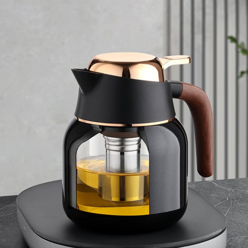 Garrafa Térmica para Café e Chá Inox e Cerâmica 1000ml Polihousi 7