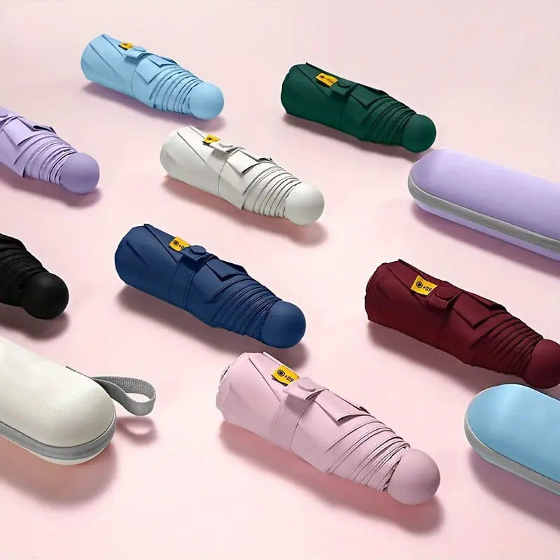 Guarda-chuva Mini Pocket Resistente Proteção UV Polihousi 4