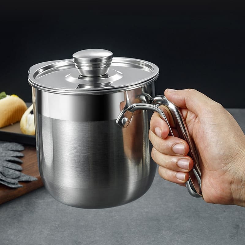 Jarra de Inox Separador de Gema com Tampa Polihousi 11