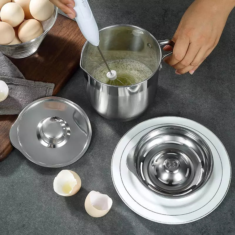 Jarra de Inox Separador de Gema com Tampa Polihousi 7