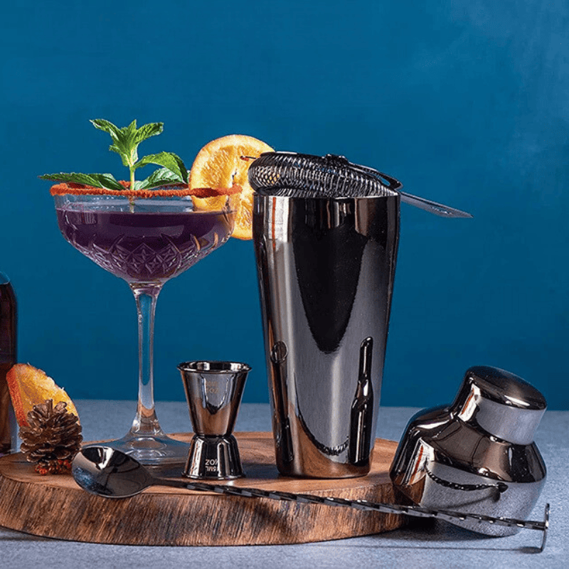 Kit Coqueteleira Inox Drinks Cocktails Bar em Casa Polihousi 5