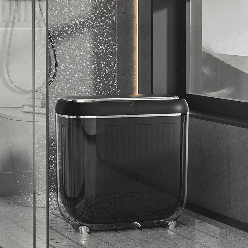 Lixeira para Banheiro e Cozinha Acrílico Automática com Sensor Polihousi 3