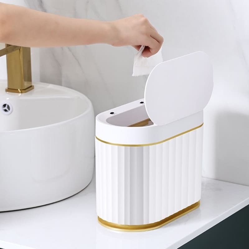 Lixeira para Banheiro e Cozinha Automática de Pia Inteligente Polihousi 7