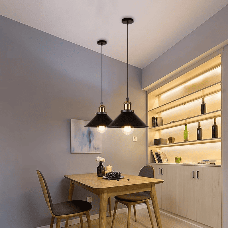 Luminaria Lustre Pendente Vintage Retro Cozinha Balcao Polihousi 2
