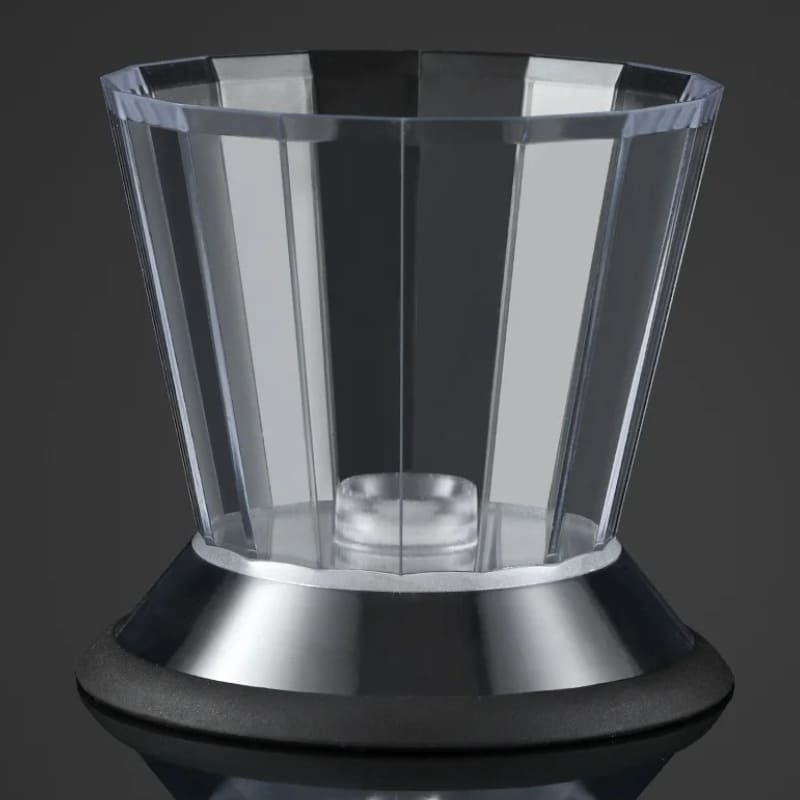 Meleira de Vidro Porta Mel Dispenser com Base Inox Polihousi 4