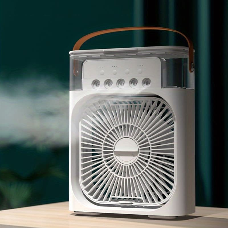 Mini Ar Condicionado Ventilador de Mesa Umidificador Polihousi 5