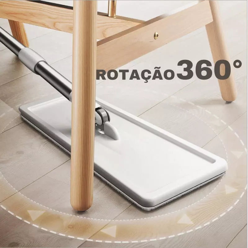 Mop de Limpeza Esfregão Mop Giratório com Balde Polihousi 10