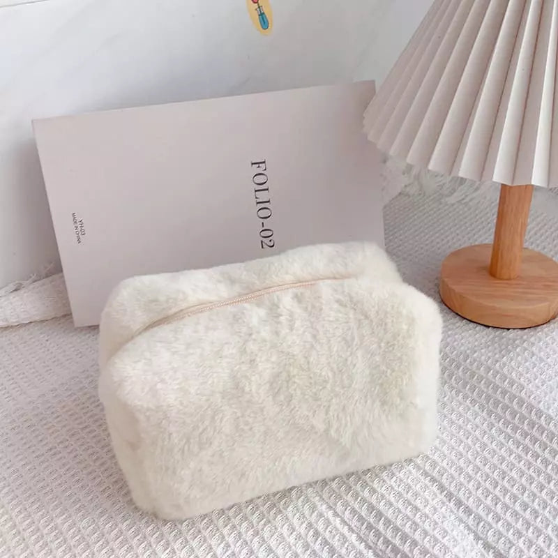 Necessaire Feminina Bolsa de Maquiagem Pequena Algodão Polihousi 11