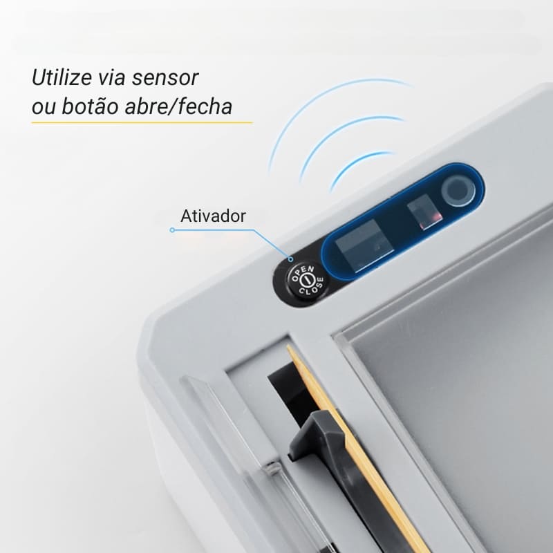 Paliteiro Automático com Sensor Porta Palito de Dentes Polihousi 5