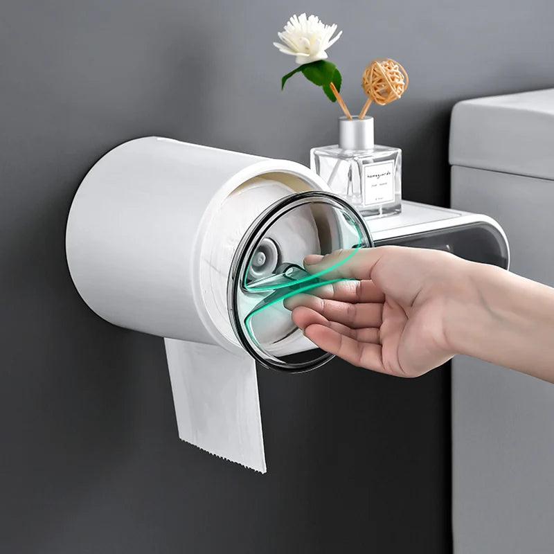 Porta Papel Higiênico Suporte Papel Higiênico com Gaveta Polihousi 5