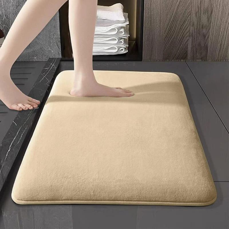 Tapete para Banheiro Antiderrapante Absorvente Veludo Polihousi 16