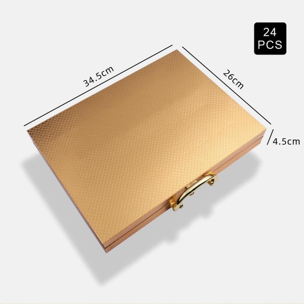 Jogo de Talheres Inox 24 Peças Premium 16