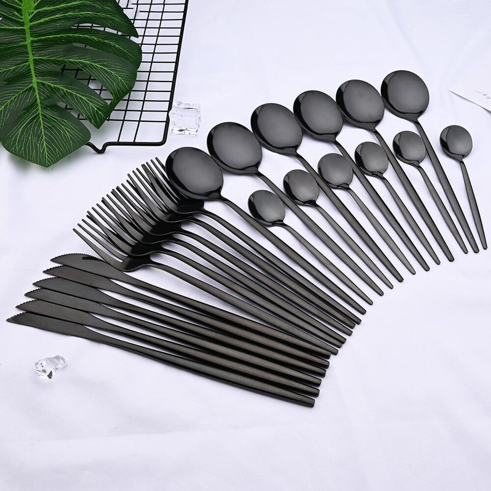 Jogo de Talheres Inox 24 Peças Premium 3
