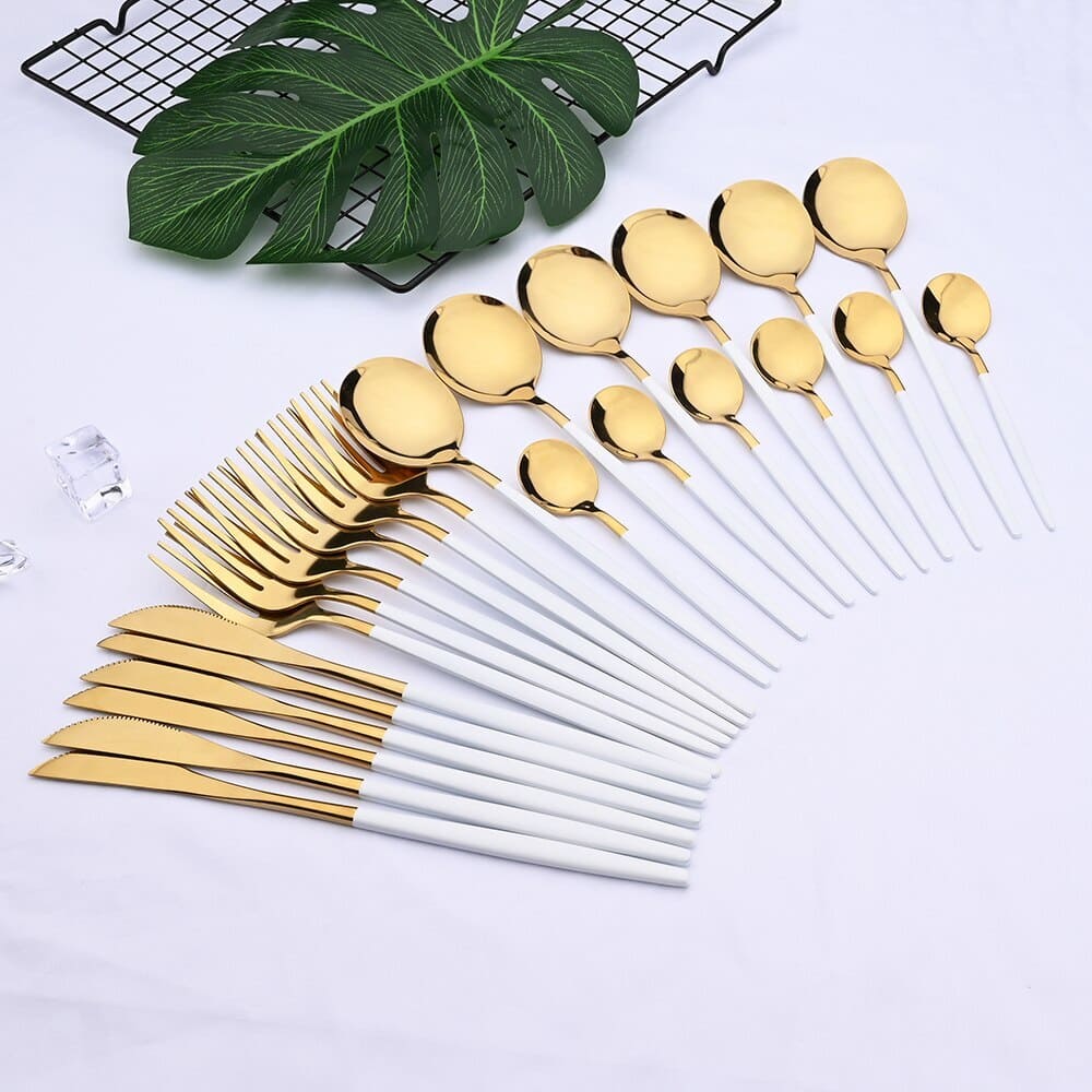 Jogo de Talheres Inox 24 Peças Premium 4