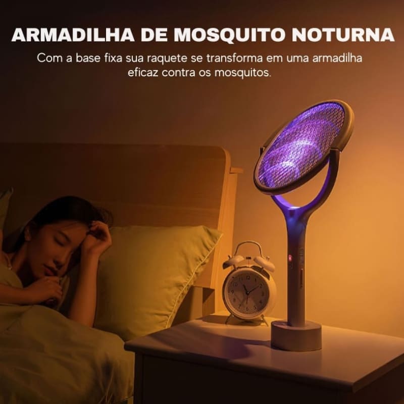 Raquete Elétrica Armadilha Mata Mosquito Polihousi 2