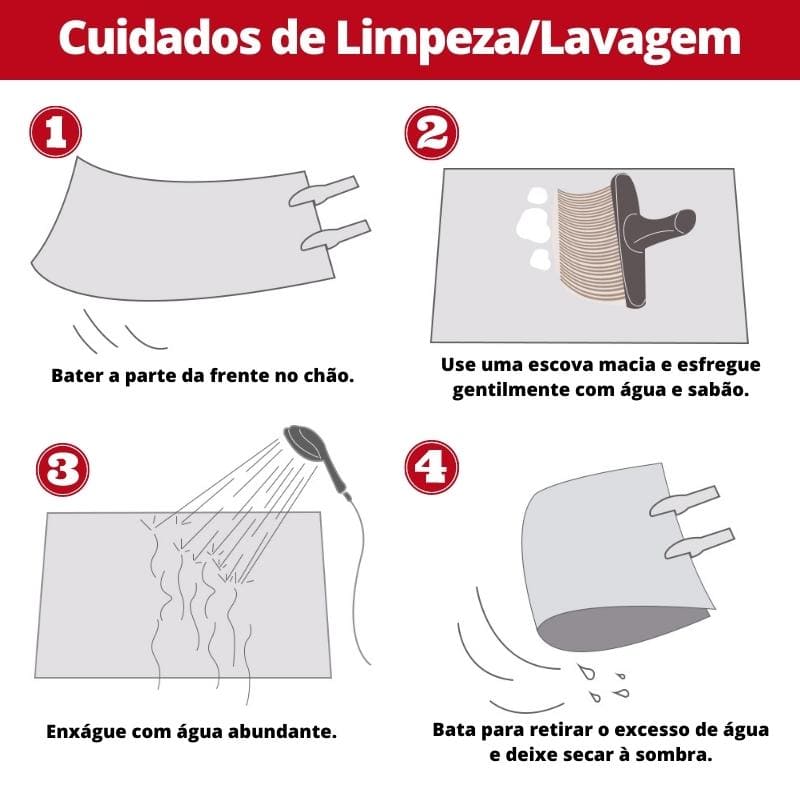 Tapete Felpudo Liso - Cinza 6