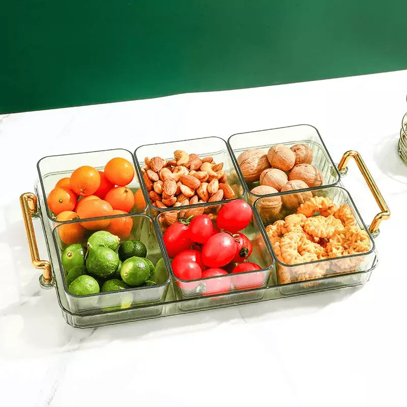 Bandeja de Lanche Multifuncional com Potes de Armazenamento Polihousi 7