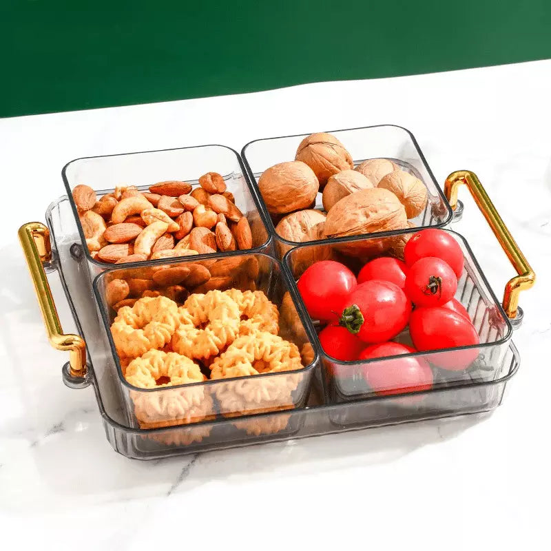 Bandeja de Lanche Multifuncional com Potes de Armazenamento Polihousi 5