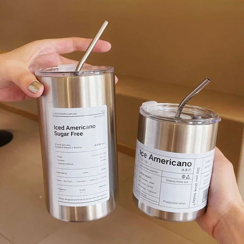 Copo Térmico para Café Inox com Tampa Hermética Polihousi 4