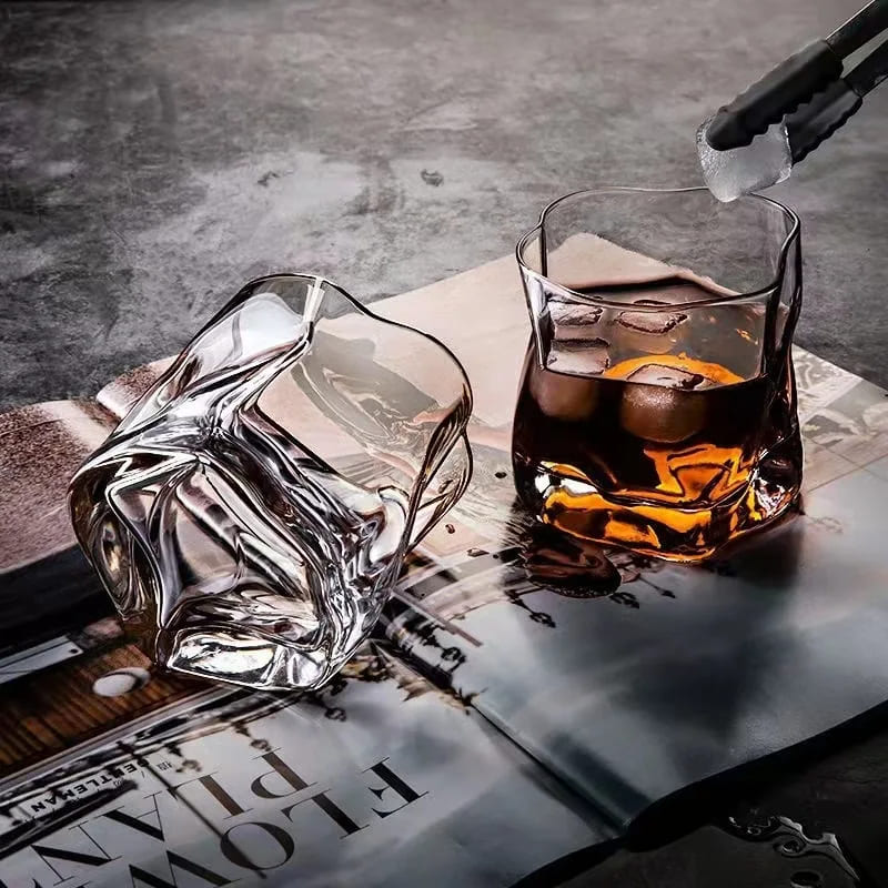 Copo de Whisky Cristal Drinks Irregular Bar em Casa Polihousi 5