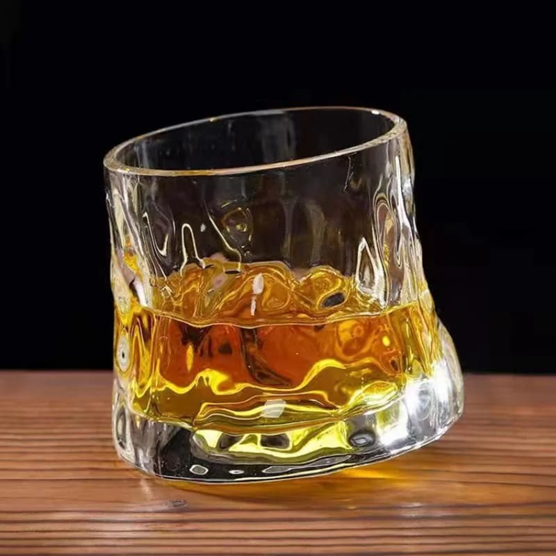 Copo de Whisky Cristal com Base Rotativo Bar em Casa Polihousi 11