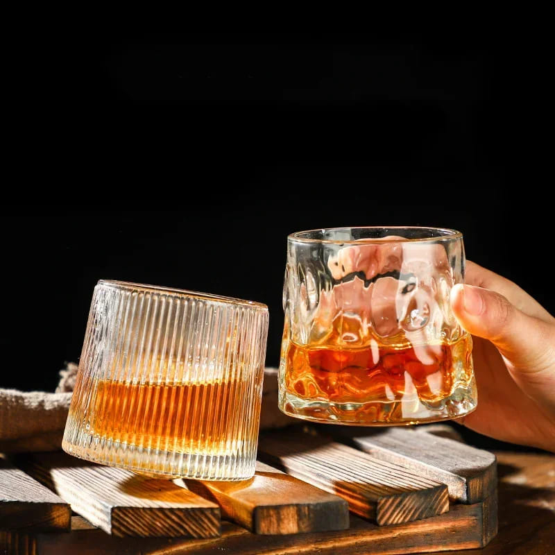 Copo de Whisky Cristal com Base Rotativo Bar em Casa Polihousi 6
