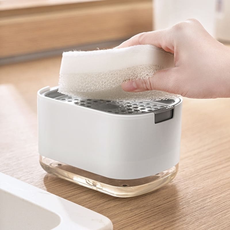 Dispenser de Detergente e Porta Esponja de Pia Polihousi 8