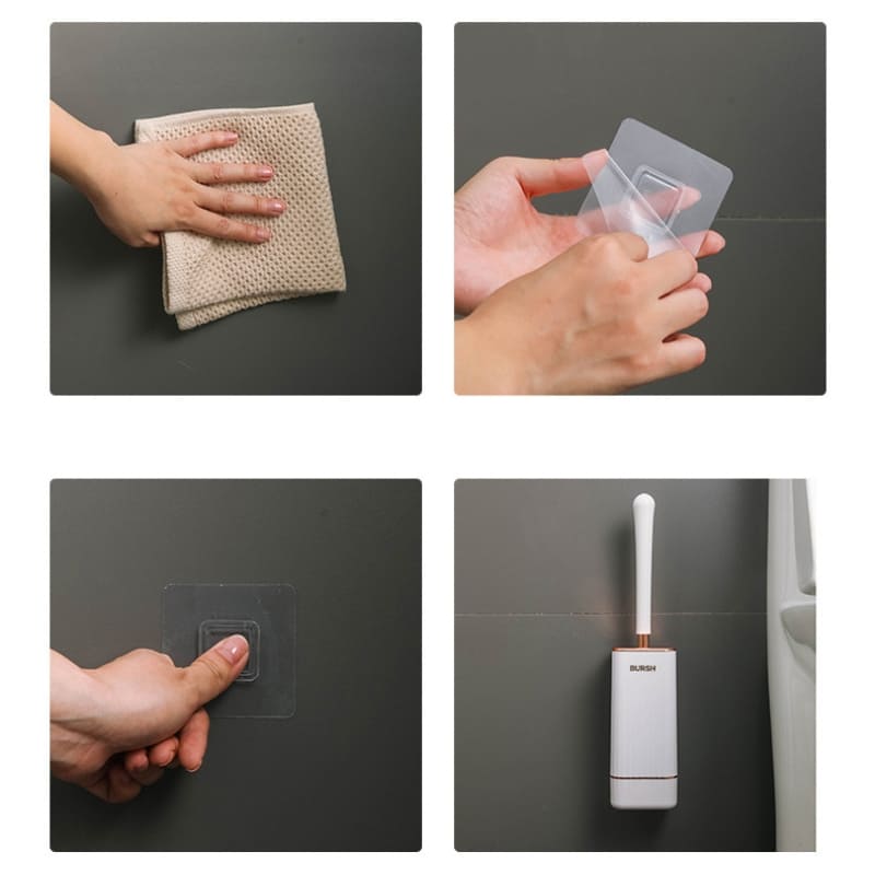 Escova Sanitária Silicone com Suporte Polihousi 12