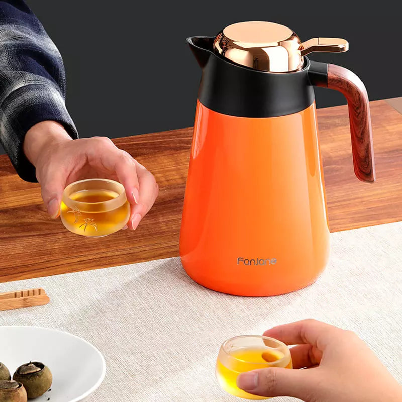Garrafa Térmica Café Chá Inox 1.6L Polihousi 5
