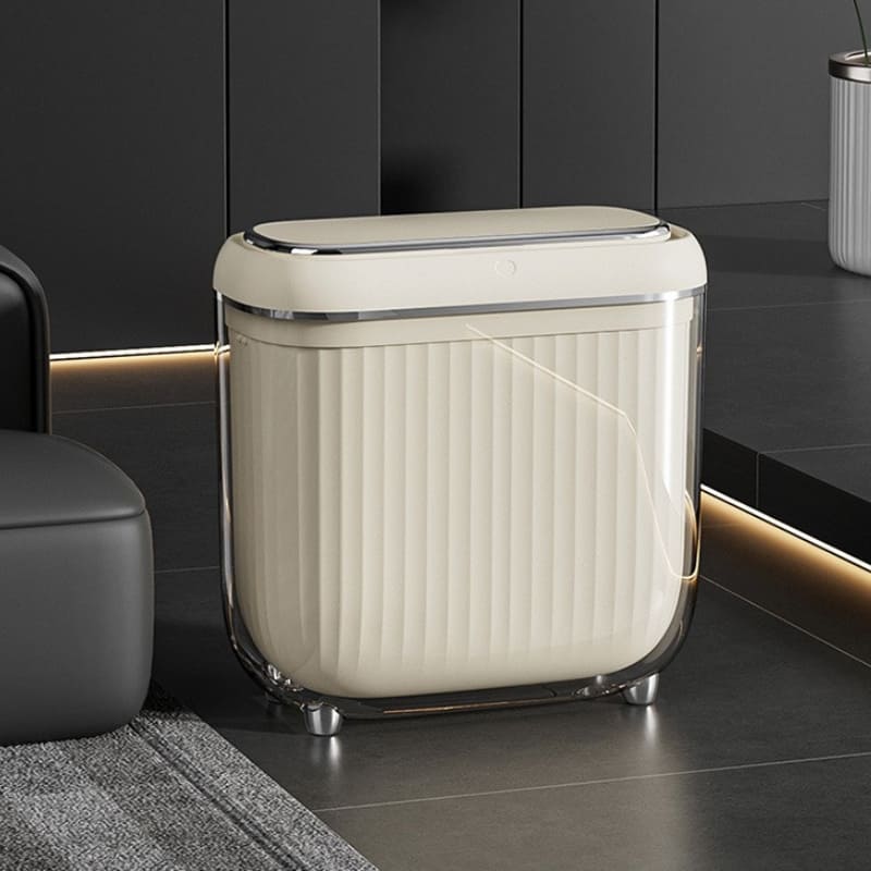 Lixeira para Banheiro e Cozinha Acrílico Automática com Sensor Polihousi 5