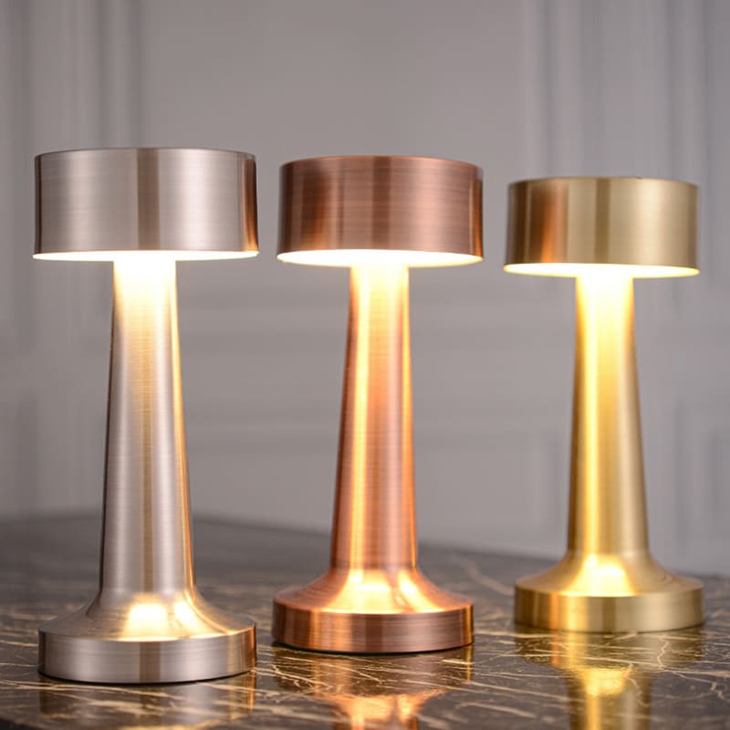 Luminária de Mesa LED Decoração Retrô Recarregável Polihousi 1