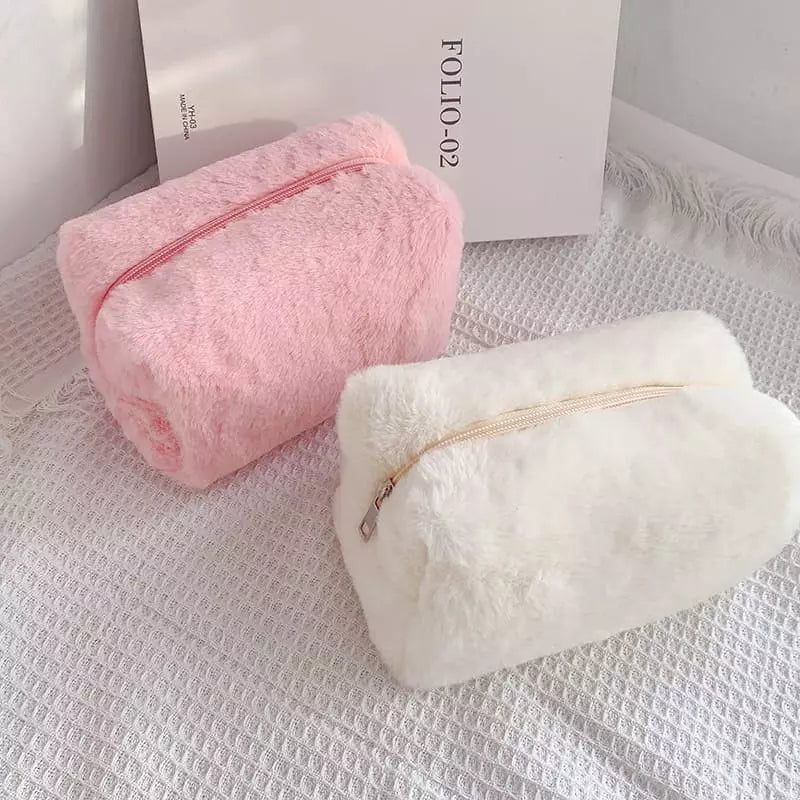 Necessaire Feminina Bolsa de Maquiagem Pequena Algodão Polihousi 1
