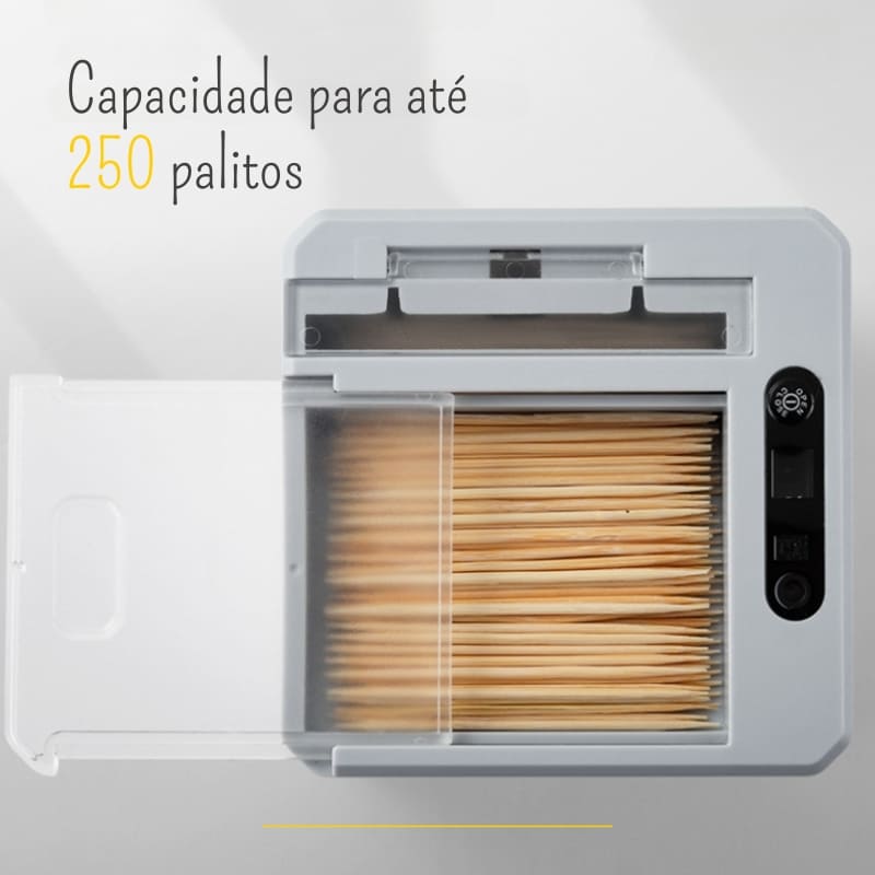 Paliteiro Automático com Sensor Porta Palito de Dentes Polihousi 7