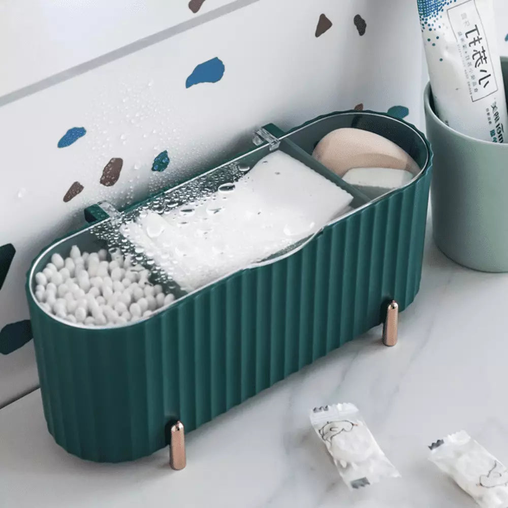 Porta Esponja de Maquiagem e Algodão Decorativo de Luxo Polihousi 2