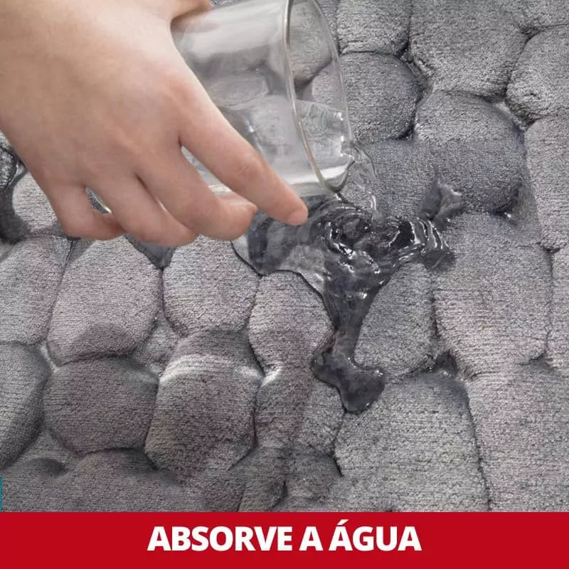 Tapete para Banheiro Antiderrapante Absorvente Polihousi 6