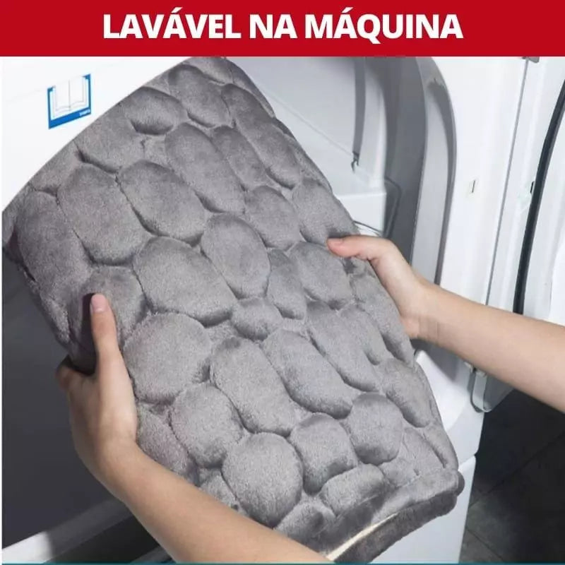 Tapete para Banheiro Antiderrapante Absorvente Polihousi 8