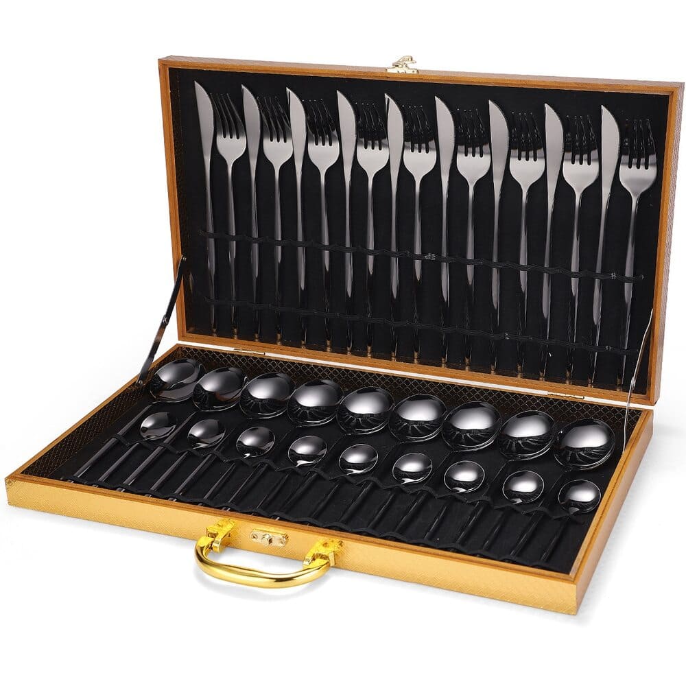 Jogo de Talheres Inox 24 Peças Premium 13